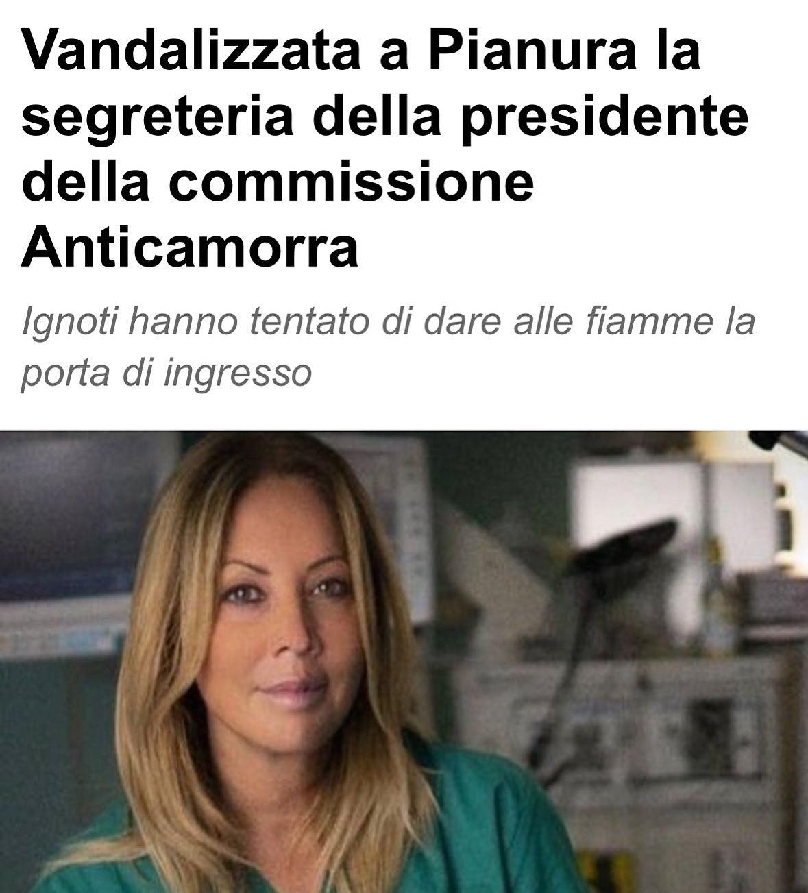 Solidarietà alla Presidente Carmela Rescigno