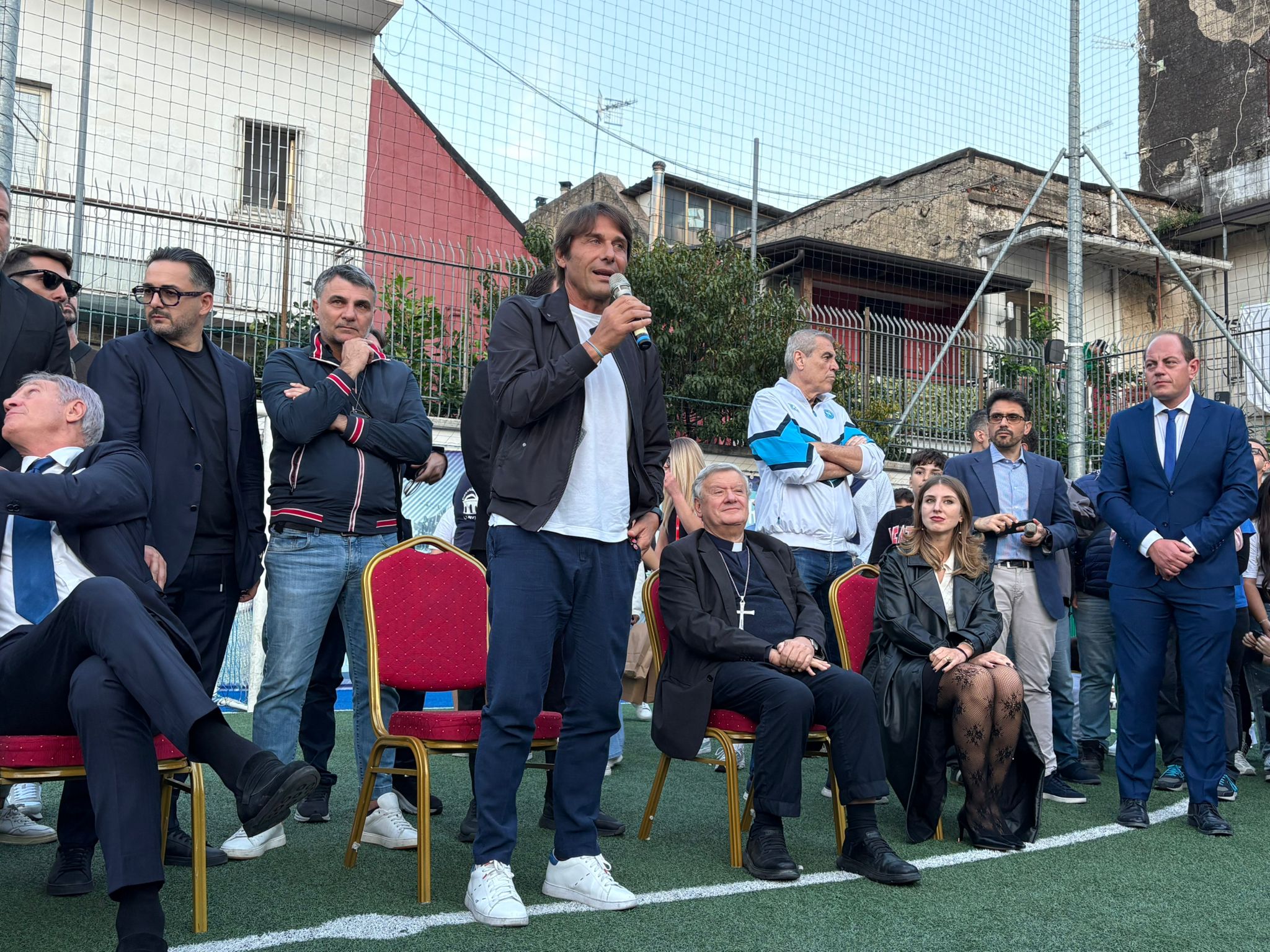 Antonio Conte celebra ad Acerra le vittime dell’Heysel